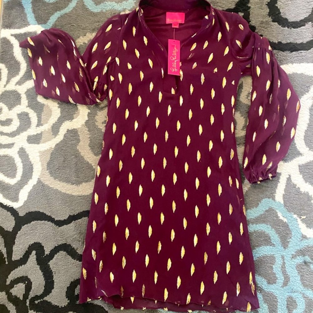 Lily Pulitzer Shea Silk Dress NWT